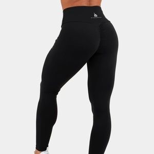 Black Ryderwear Scrunch Bum Leggings